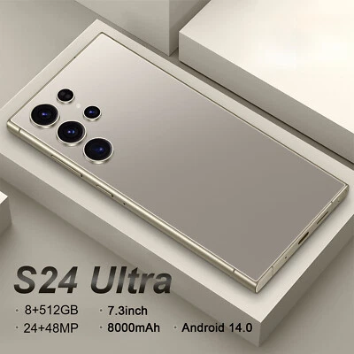 S24 Ultra Smartphone Android Factory Unlocked 7.3" HD 8+512GB 8000mAh Dual SIM - Image 1 of 4