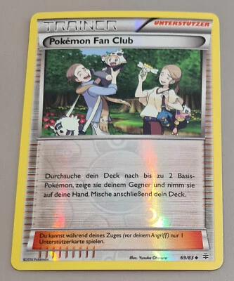 Pokémon Fan Club # 69/83 (Trainer) Reverse Holo Generationen 2016 N.Mint to Mint - Bild 1 von 3