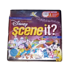 Disney Scene it? Deluxe Edition W/Collectors Tin 2 DVD COMPLETE Board Game 2005 - Picture 1 of 2