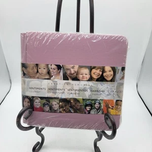 NEW Creative Memories SENTIMENTS COVERSET PINK Scrapbook Album 7 x 7 - Picture 1 of 2