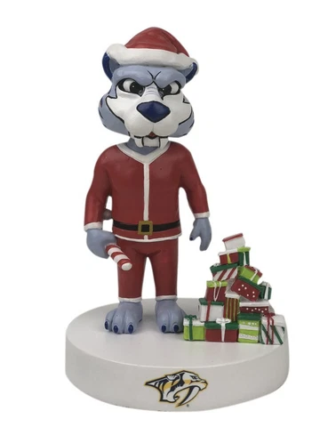 Gnash Nashville Predators Christmas Holiday Special Edition Bobblehead NHL Cover