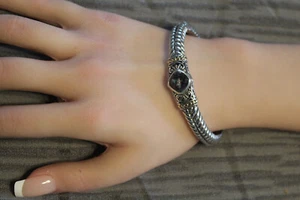 Bali RoManse Sterling Silver 18K Indah Jiwa Cuff Bracelet - Picture 1 of 9