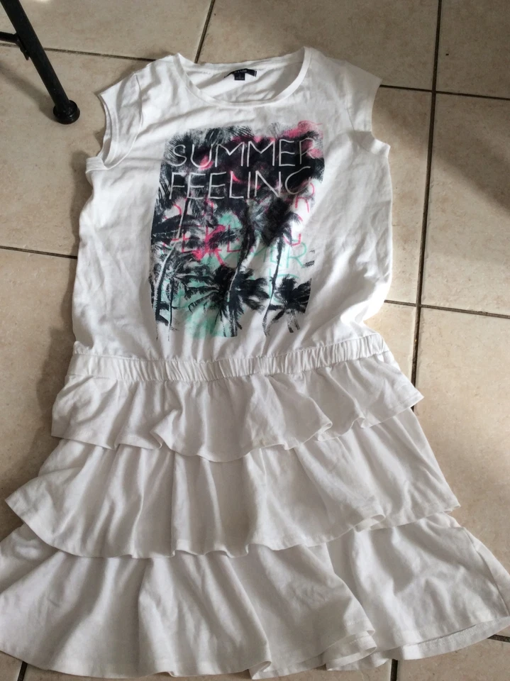 Robe Blanche Kiabi S - Photo 1/1