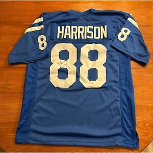 Marvin Harrison #88 Signed NFL Indianapolis Colts Jersey JSA Size XL
