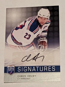 2008-09 Upper Deck Be a Player Signatures Chris Drury #S-CD Auto - Picture 1 of 2