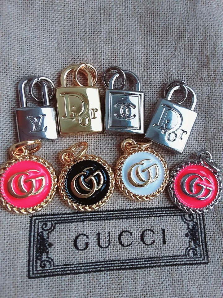 Gucci Dior look   Zipper Pull   lot of 8  mix - Image 1 of 4