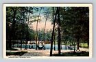 Jackson MI-Michigan, Lake at Loomis Park, antike Vintage Souvenir Postkarte