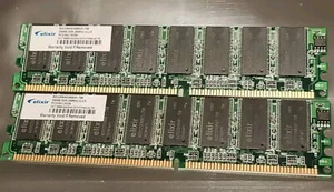 2x 256MB (512MB) Elixir DDR Desktop Memory DDR1 RAM Stick PC2100 PC DDR1 266 2.5 - Picture 1 of 7