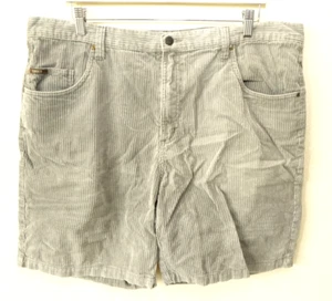 Vintage Kahala Hawaii Gray Corduroy Shorts Y2K Surfer Skater Mens 40 - Picture 1 of 4
