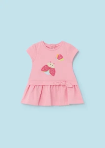 ABITO VESTITO NEONATA MAYORAL 01832 1832 COTONE 44 ROSA ORIGINALE PE 2024 - Picture 1 of 4