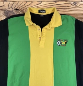 Sun Island Cotton Herren XL Reggae Jungen Fußball Polo - Bild 1 von 6
