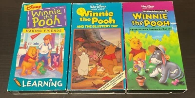 Disney Winnie the Pooh Lot Of 3 ( VHS ) Cartoon Lot of 3 - Image 1 of 4