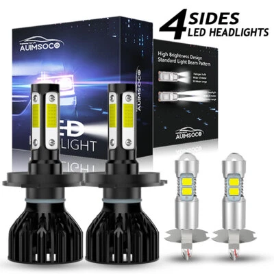 For Toyota Previa 1994-1997 4X LED Lights Hi/Lo + Fog Light Bulbs Combo White - Image 1 of 4