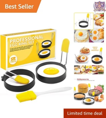 鸡蛋环不锈钢不粘 2 包煎模鸡蛋松饼 — 第 1/4 张图片