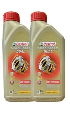 Castrol Transmax Dual Multivehicle 2 Litre Gearbox Oil BMW VW Mercedes Volvo - Image 1 of 3