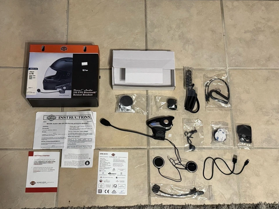 Harley Davidson oem Boom Audio Bluetooth Helmet Headset 20S EVO #76000736A - Изображение 1 из 1