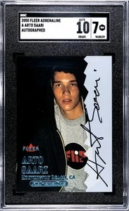 2000 Fleer Adrenaline #A Arto Saari Autograph SGC 7 Auto 10 Rare Flip Sorry - Picture 1 of 2