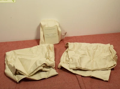 Casaluna King 300 TC Juego de Funda de Almohada Sólida Reguladora de Temperatura Natural* Foto 1 de 4