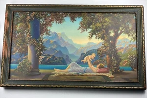 Antiker Farblithographie Druck „Loves Paradise“ / „Mother & Child“ R. Atkinson Fox - Bild 1 von 16