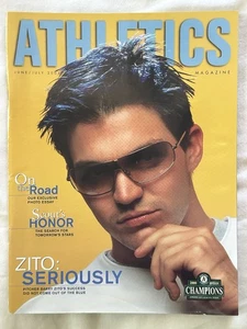 OAKLAND ATHLETICS MAGAZINE PROGRAM BARRY ZITO COVER JUNE/JULY 2001 VS. RANGERS - Picture 1 of 14