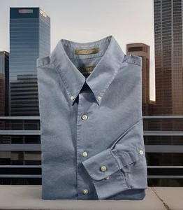 Van Heusen Hemd Gr. M 15 32/33 tailliert blau langarm faltenfrei - Bild 1 von 9