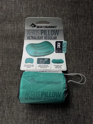 Sea to Summit Aeros Premium Inflatable Pillow Ultralight Regular Sea Foam New - Image 1 of 2
