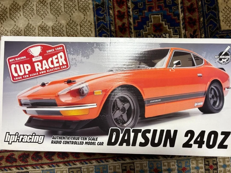 Cup Racer Datsun 240z Radio Control 1/10 Out of print HPI Racing 2009 Toy Hobby - Image 1 of 3