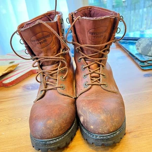 DISTRESSED CABELA'S SIDNEY NEBRASKA USA VINTAGE LEATHER BOOTS 8.5 M - Picture 1 of 14