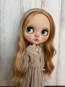 Custom Blythe Girl Puppe renommierte Künstlerin Eisrune Basis winterliche Alure Kopfhaut - Bild 1 von 7