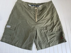 Polo Ralph Lauren Cargo Board Shorts costume da bagno grande alto 2XLT 939 - Foto 1 di 2