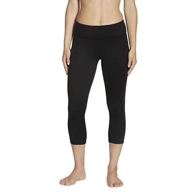 Gaiam Apparel Womens Luxe Yoga Capri Solid Black Size Small NWT - Image 1 of 4