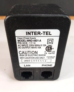 Inter-Tel Axxess WND-4801-A IP Power Supply Port Injector - Picture 1 of 3