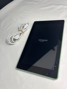 Amazon Fire 7 Tablet 16GB Alexa Wi-Fi 7-Inch Display Light Green UK Stock - USED - Picture 1 of 6