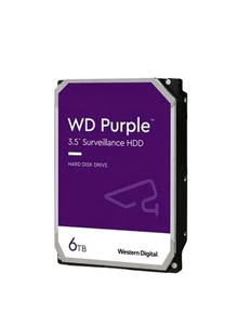 WD Purple Surveillance 6 TB 5700 Giri/min 128 MB 3.5" SATA 6000 GB WD62PURZ - Afbeelding 1 van 2