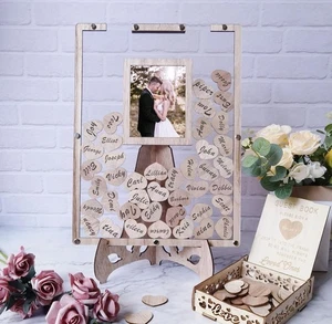 Wedding Guest Book Alternative, Rustic Guest Book Wedding Reception - Picture 1 of 3