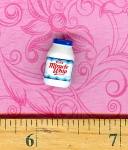 Dollhouse Miniature Size M W Sandwich Spread Jar - Picture 1 of 4