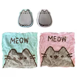 Pusheen The Cat Compressed Flannel Face Cloth Gift Idea Holiday Stocking Filler - Picture 1 of 1