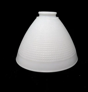 Antique Torchiers Corning Waffle Light Shade, 8" - Picture 1 of 5