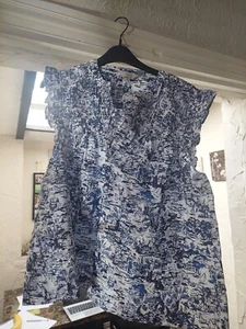 Joules summer top size 18 used - Picture 1 of 3