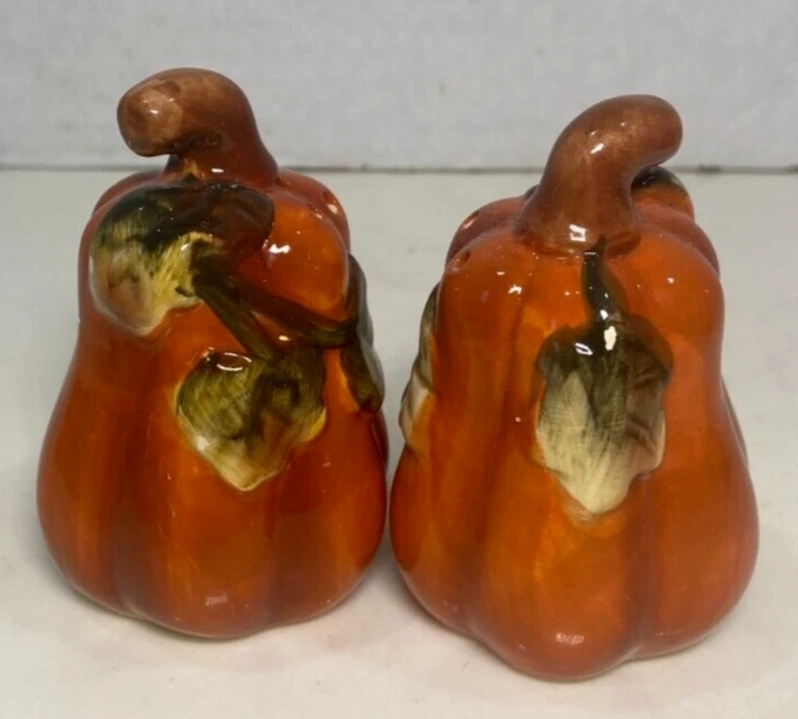 Salt & Pepper Shakers Pumpkins Orange Foto 1 de 1