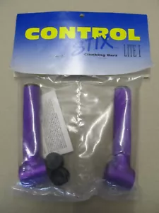 Control Tech Controltech stix lite 1 BAR Ends Purple vintage Boxed nos New - Picture 1 of 3