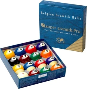 Aramith Pure Phenolic Pool Balls Regulation Belgian Made Billiard Ball Set - Picture 1 of 3