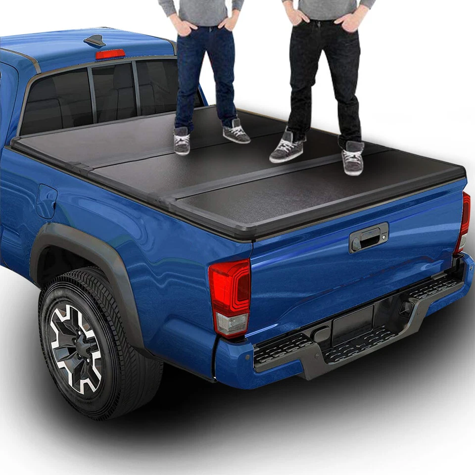 OSIAS 4.6FT Hard Tri-Fold for 2022-2025 Ford Maverick Tonneau Cover Truck Bed - Image 1 of 4
