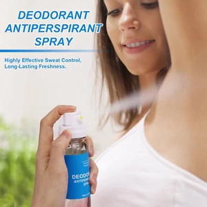Anti-Sweat Deodorant Spray Body Armpit Cleaning Odor Sweat Odor Fresh Dry Spray - Picture 1 of 10