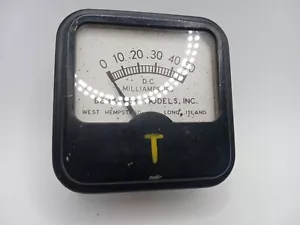 Vintage Berkeley Models 0 - 50 DC Milliamperes Meter West Hempstead Long Island - Picture 1 of 2