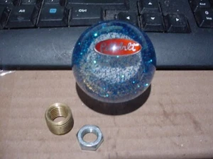 Peterbilt Perilla de Cambio Personalizada 2" Logo Rojo (Claro con Brillo Azul) - Imagen 1 de 1