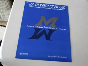 MELISSA MANCHESTER~ MIDNIGHT BLU~ NEAR MINT~ RARE~ 1974~ - Imagen 1 de 2