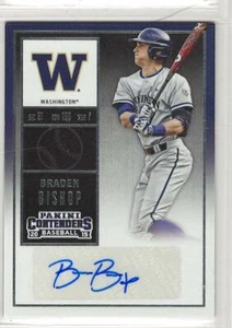 Braden Bishop 2015 Panini Contenders Draft Ticket Autograph Auto Diamondbacks - Picture 1 of 1