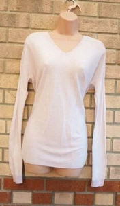 FENN WRIGHT MANSON PASTEL PINK KNIT LONG SLEEVE SHIFT JUMPER TOP BLOUSE SHIRT S - Picture 1 of 6