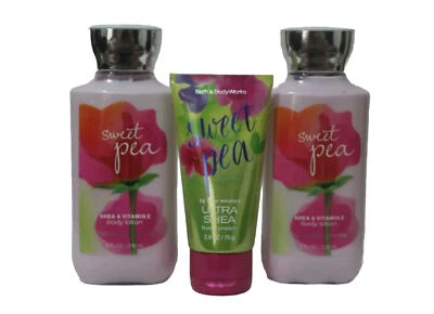 Bath & Body Works Sweet Pea Body Lotion & Body Cream Lot Of 3 - Image 1 of 3